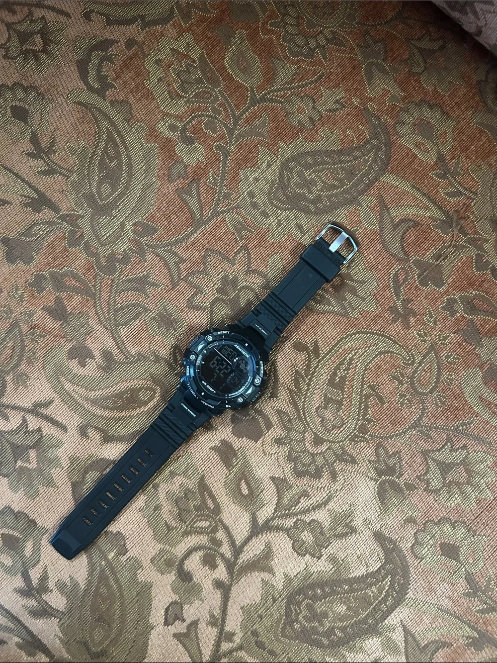 Armitron Black Digital Sport Watch with Black Resin Strap